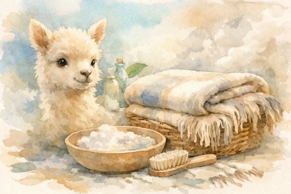 How to Clean Baby Alpaca Blankets Safely